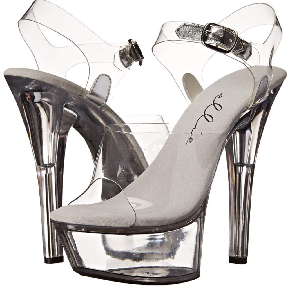 NIB Lucite Dancer Heels